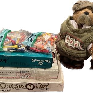 Vintage Boyds’ Bear Golfing Bundle! Perfect For The Golf Lover In Your Life!
